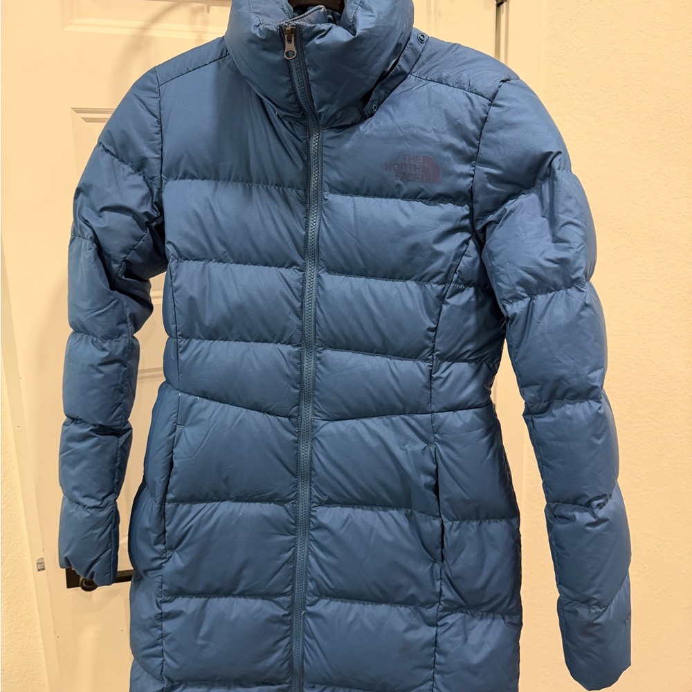 The North Face Women's Teal Puffer Coat